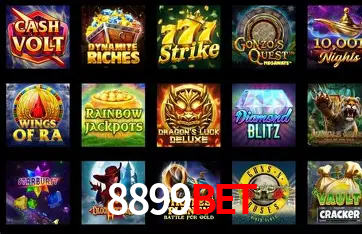 Tabela RTP dos jogos de cassino da 8899Bet